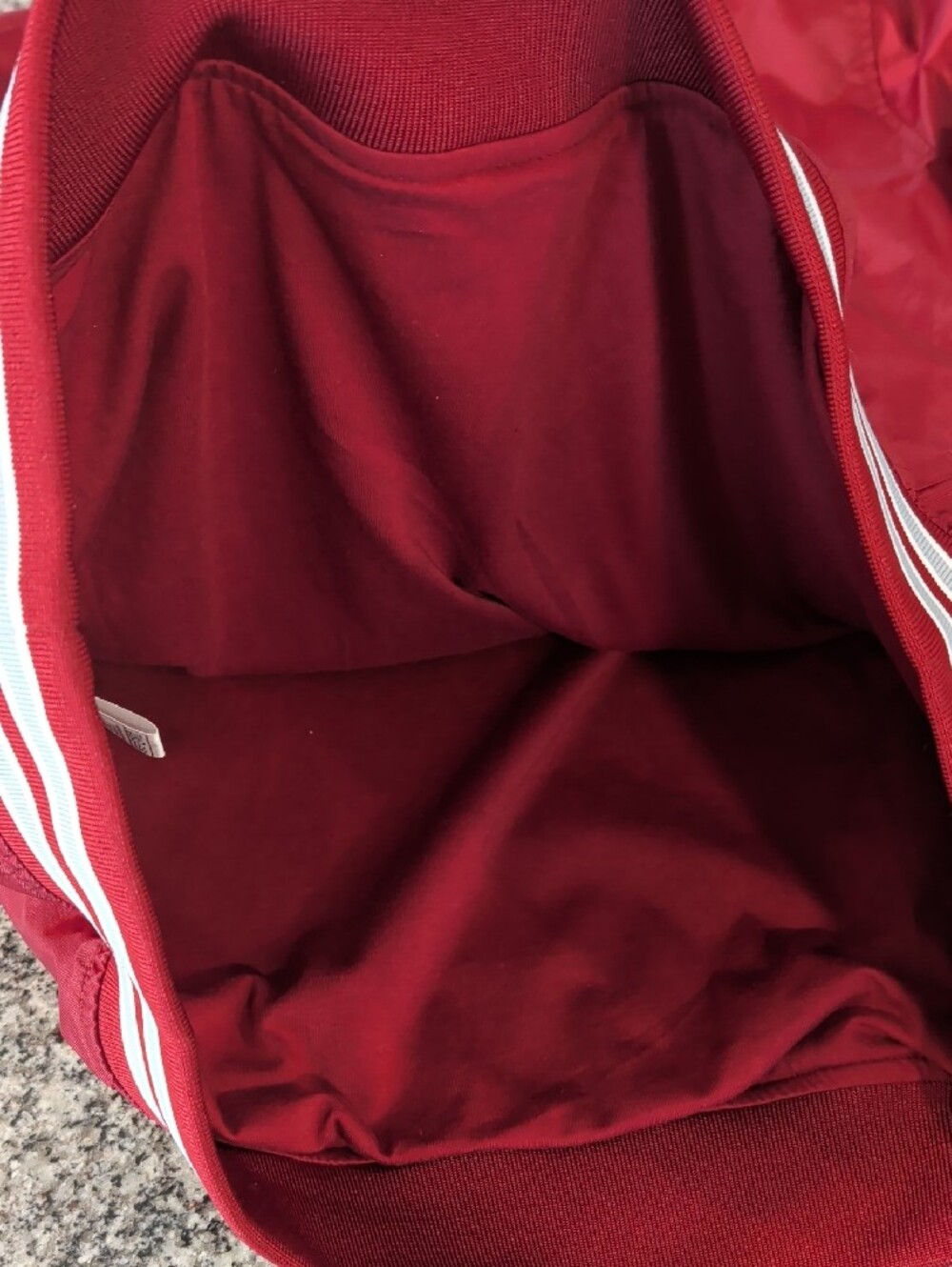 Mitchell & Ness Red Cooperstown Collection Jacket with Yellow Patch - Picture 5 of 7